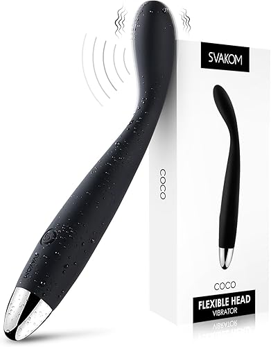 Miniatura 10 de SVAKOM - Vibrador Coco para punto G orgasmo en 8 segundos con forma de dedo resistente al agua para mujer 25 modos de vibración para clítoris vagina