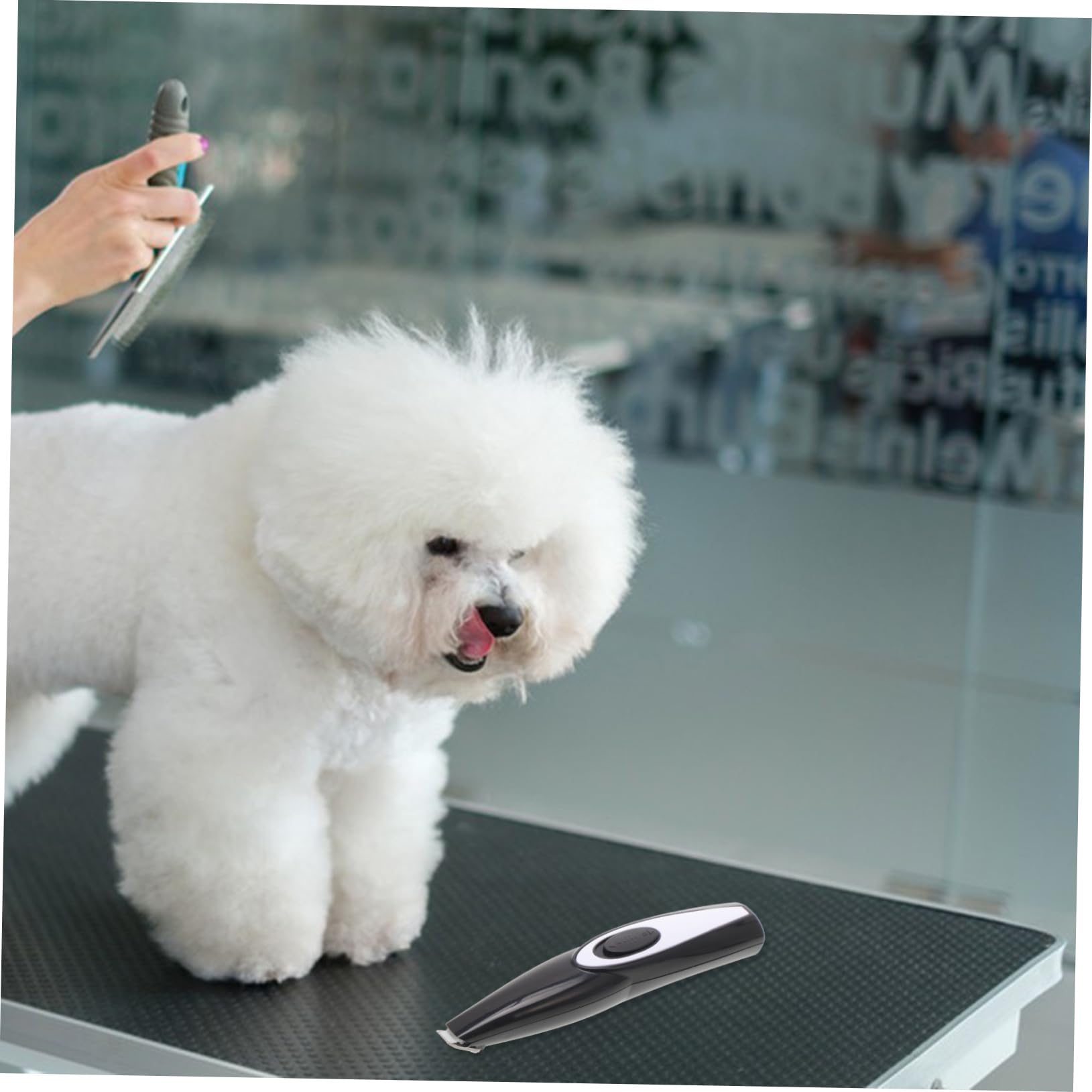 POPETPOP 5 Piezas cortadora eléctrica USB cortapelos para mascotas kit de aseo para mascotas tijeras de peluqueria canina cortapelos para perros cortadora de as para gatos