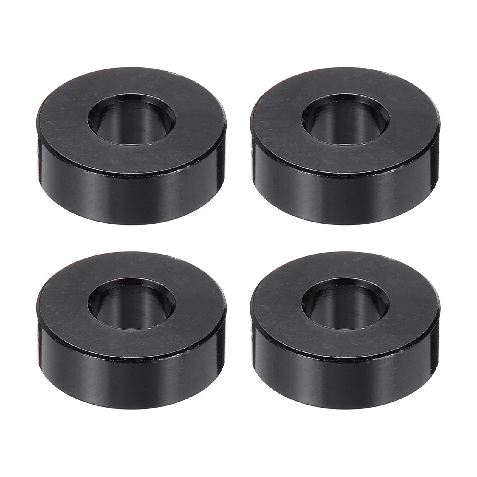 PATIKIL 4pcs M6 Aluminium Spacers, 1/4" ID x 5/8" OD Round Standoff Spacer, Unthreaded Metal Spacers for 1/4" M6 Screws Bolts