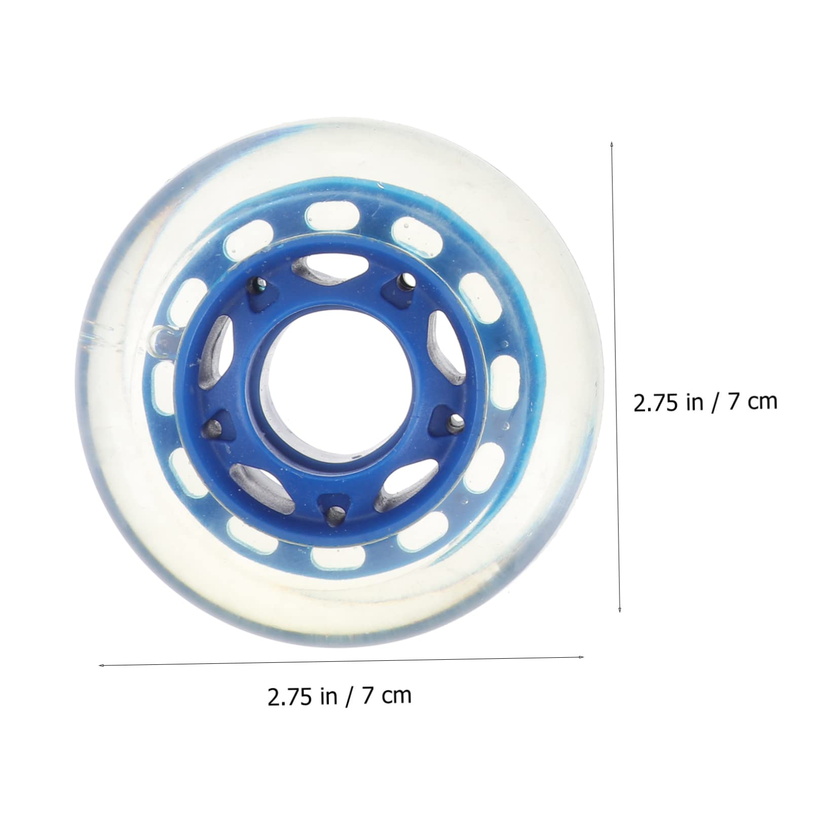 Generic Professional Skating Wheels 70mm Pu Replacement Wheels Non-slip Suitable for Inline Skates Skating Shoes Ramps Sidewalks