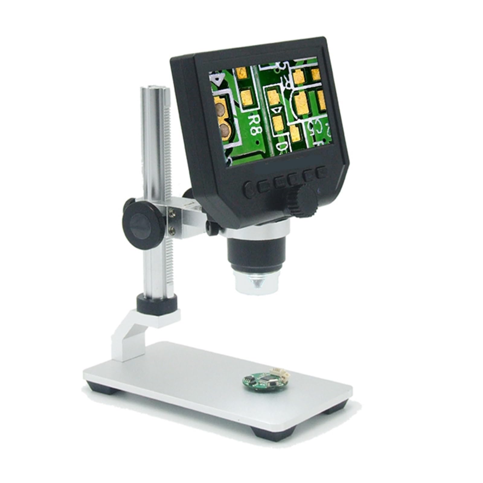 Mikroskop 1-600x USB Digitales Elektronisches Mikroskop Tragbares Mikroskop 4,3 "LCD 3,6 MP HD Lupe Kamera for PCB Motherboard Reparatur(B)