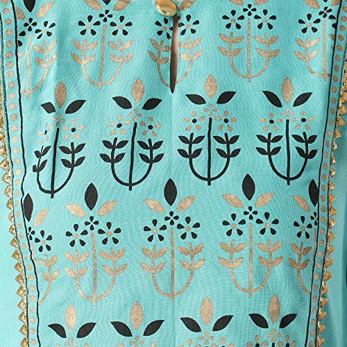 Image of Leriya Fashion Women's Rayon Solid Kurti /Kurta and Bottom Set with Palazzos for Women & Girls