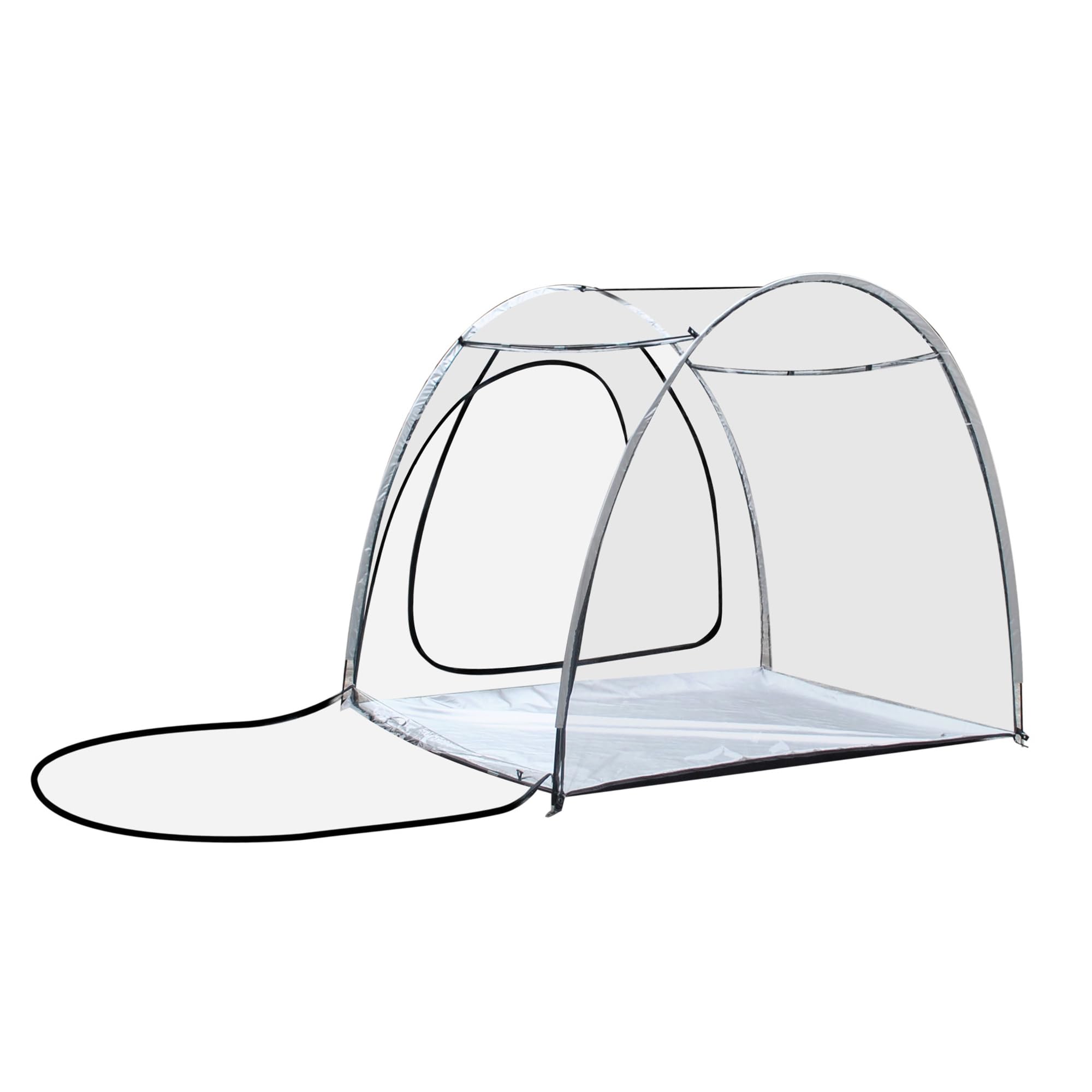 Clear Pod Sports Tent for 3-4, Weather Cover for Chairs, Sporting Events Outdoor Tents, Pop Up Shelter for Cold Weatherproof Bubble Tent (Large)