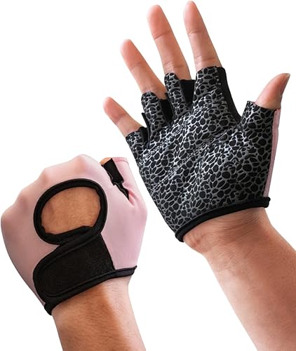 sunnex Guantes de gimnasio para mujeres y hombres, entrenamiento sin dedos para levantamiento de pesas, ligeros y transpirables para deportes