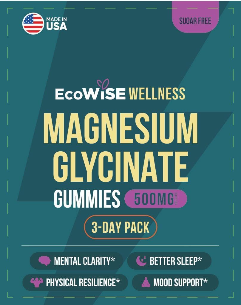 Magnesium Glycinate Gummies 500 mg (Pack of 25)
