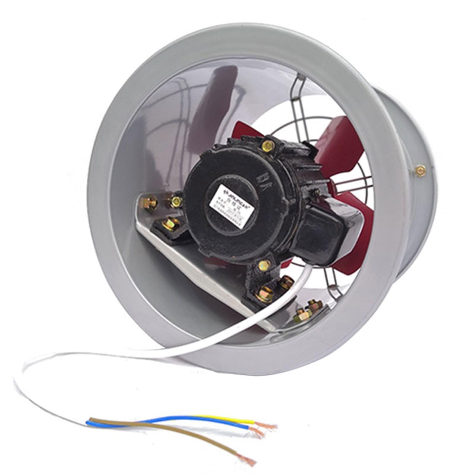 Ventilador Extractor de aire Industrial for cocina, extractor de alta potencia, ventilador de flujo Axial, potente extractor con conductos for el hogar Cuarto de baño(8inch)