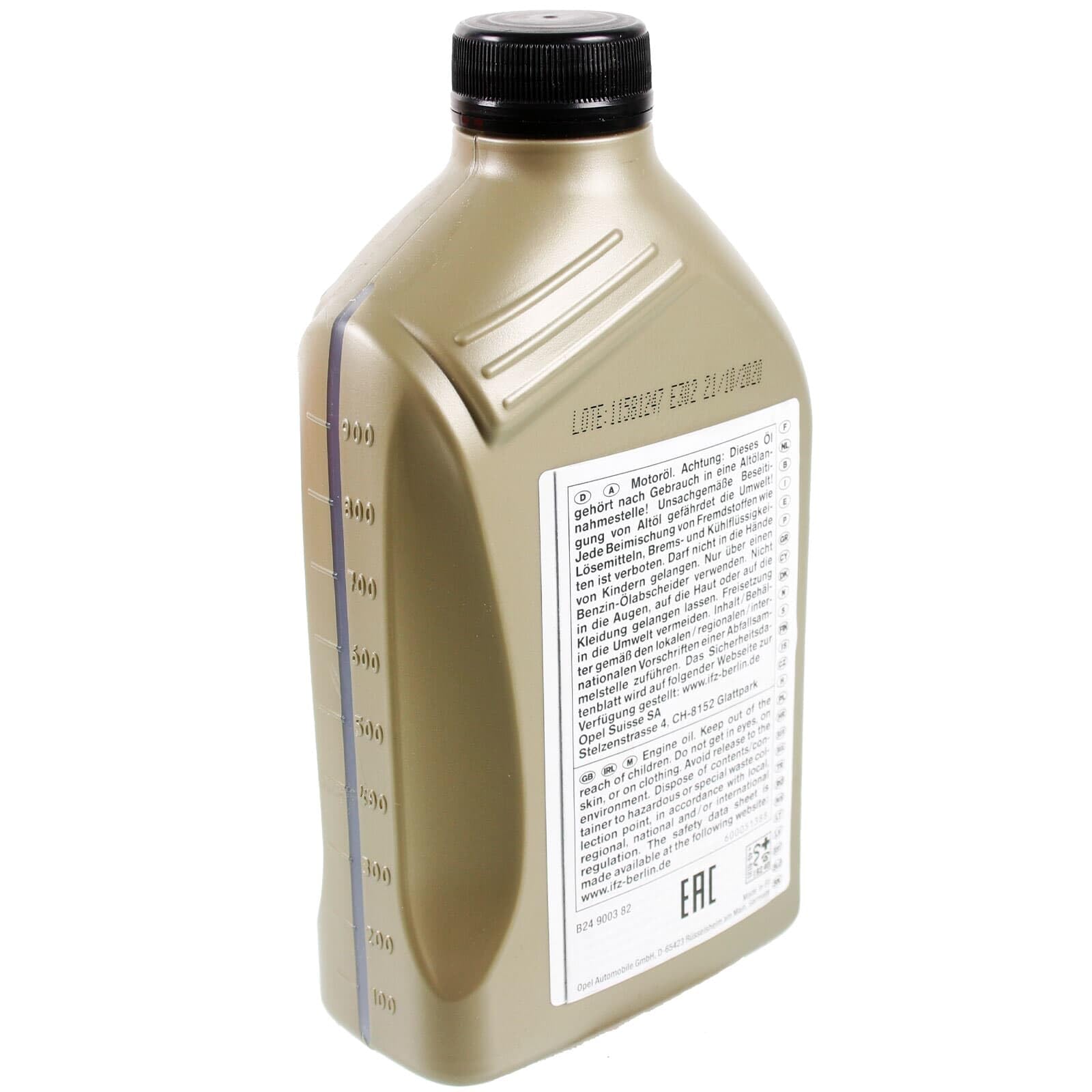 2x 95528693 Öl (2 L) | 2x1L 95528693, Fe 0W20 Dexos D OV0401547,