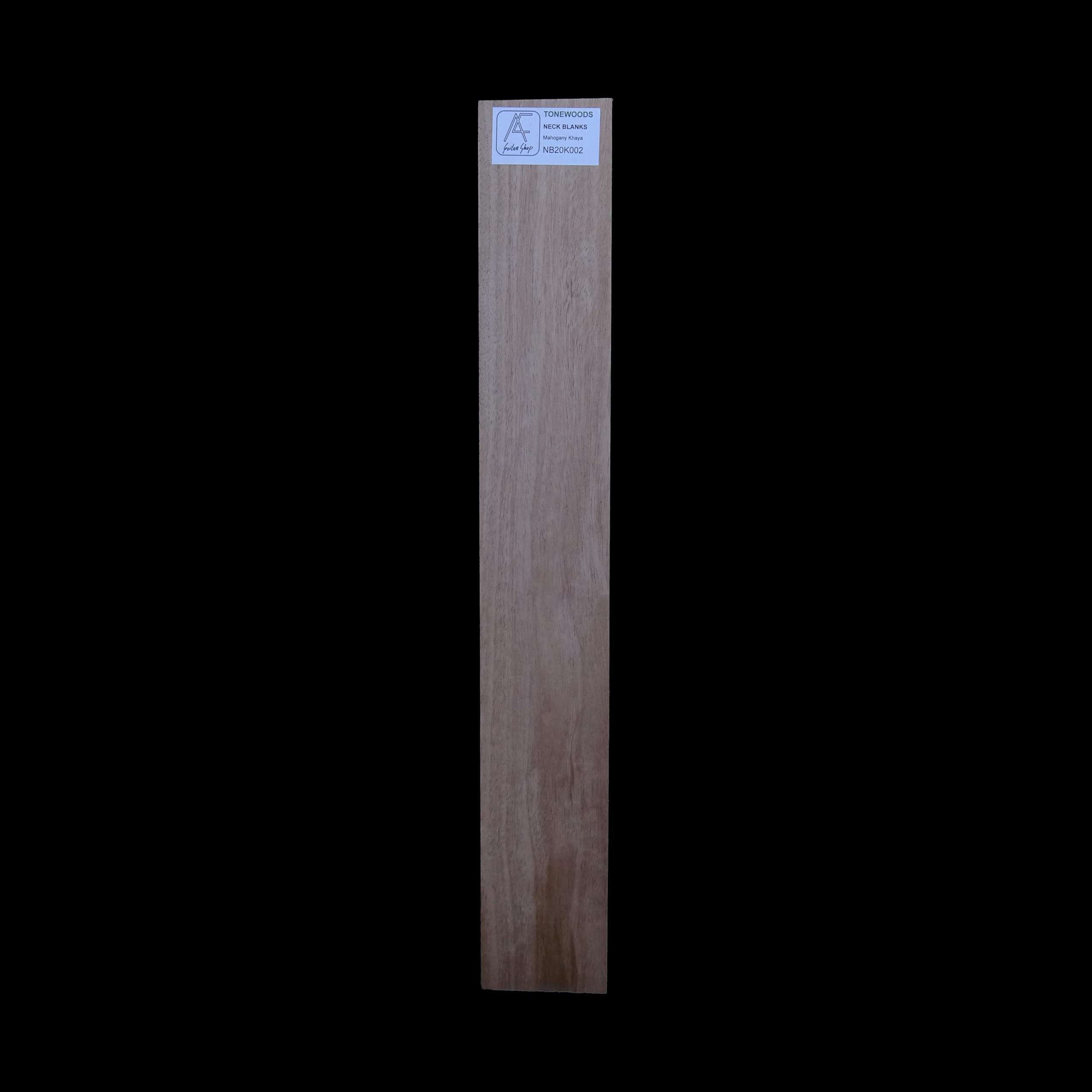 Guitare Tonewoods AC Mahogany Khaya 20 mm de qualité supérieure pour manche NB20K002