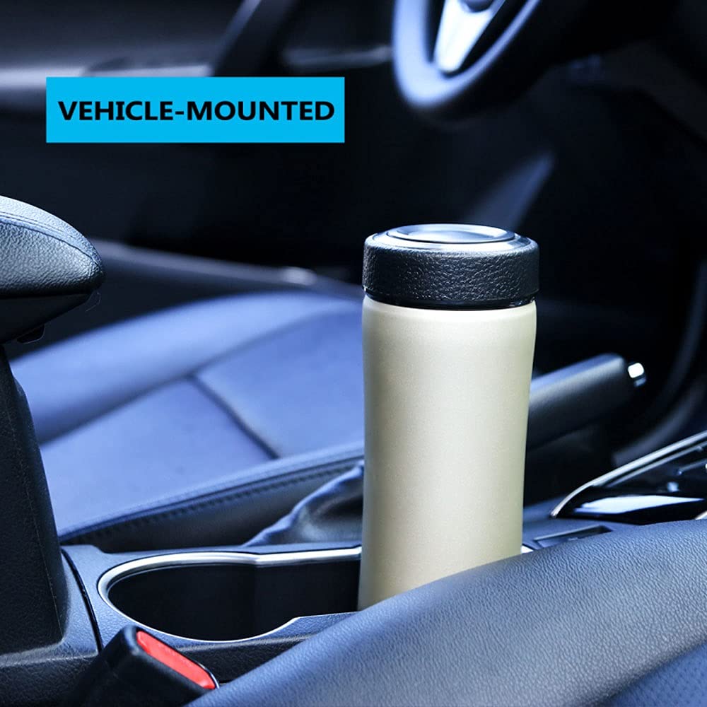 Calentador de frascos, Botella Termo de 500 ml Frascos de vacío de Acero Inoxidable Botella de Agua con Aislamiento térmico de Viaje Vaso Thermocup Café Té Taza de café (Color : B) (Color : C)