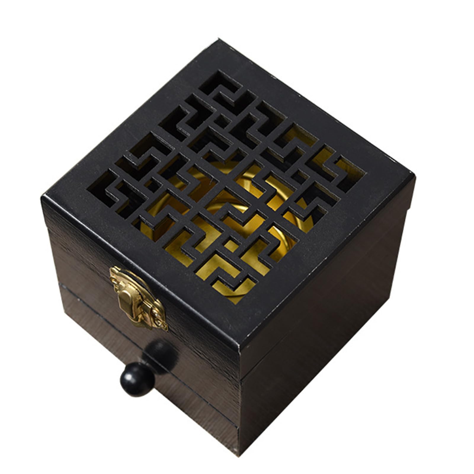 Hollowed Wood Aromatherapies Box Scented Diffuser Holder for Relaxation and Home Decoration Hollowed Wood Diffuser Box