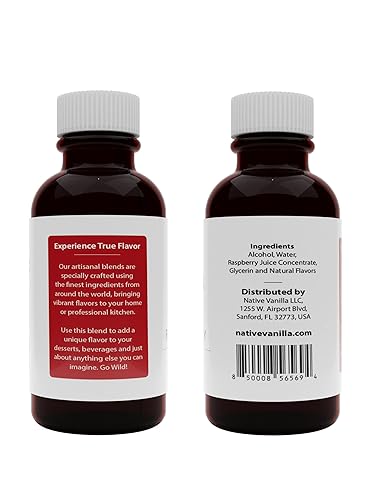 Miniatura 96 de Native Vanilla - Extracto puro de arándano - 4 onzas líquidas - Sabores y extractos puros - Perfecto para cocinar, hornear y hacer postres