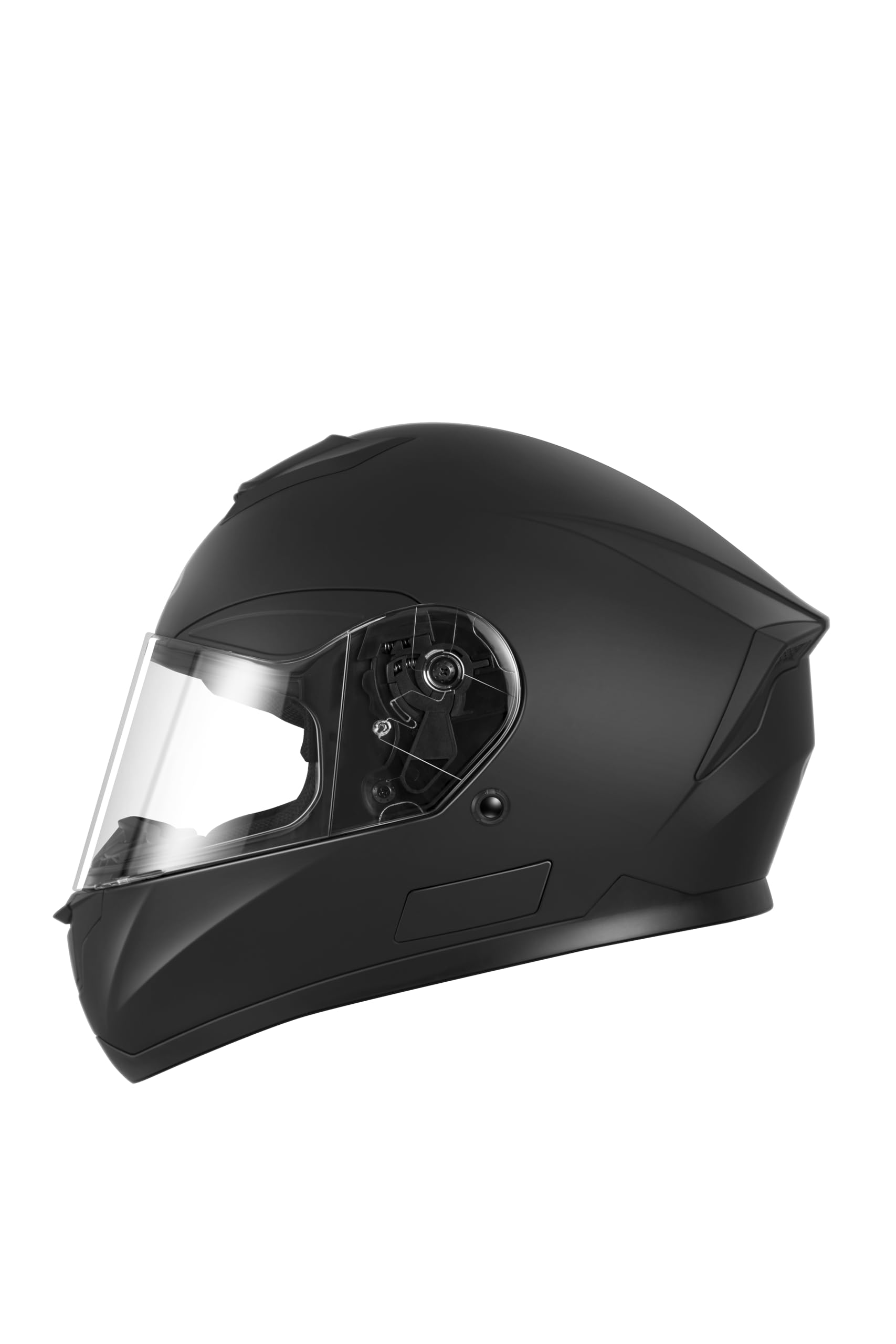Casco Integrale Moto Scooter ECE Omologato - YEMA YM-831 Motorino Caschi Integrali Donna Uomo, Nero opaco (Nero opaco, Large)