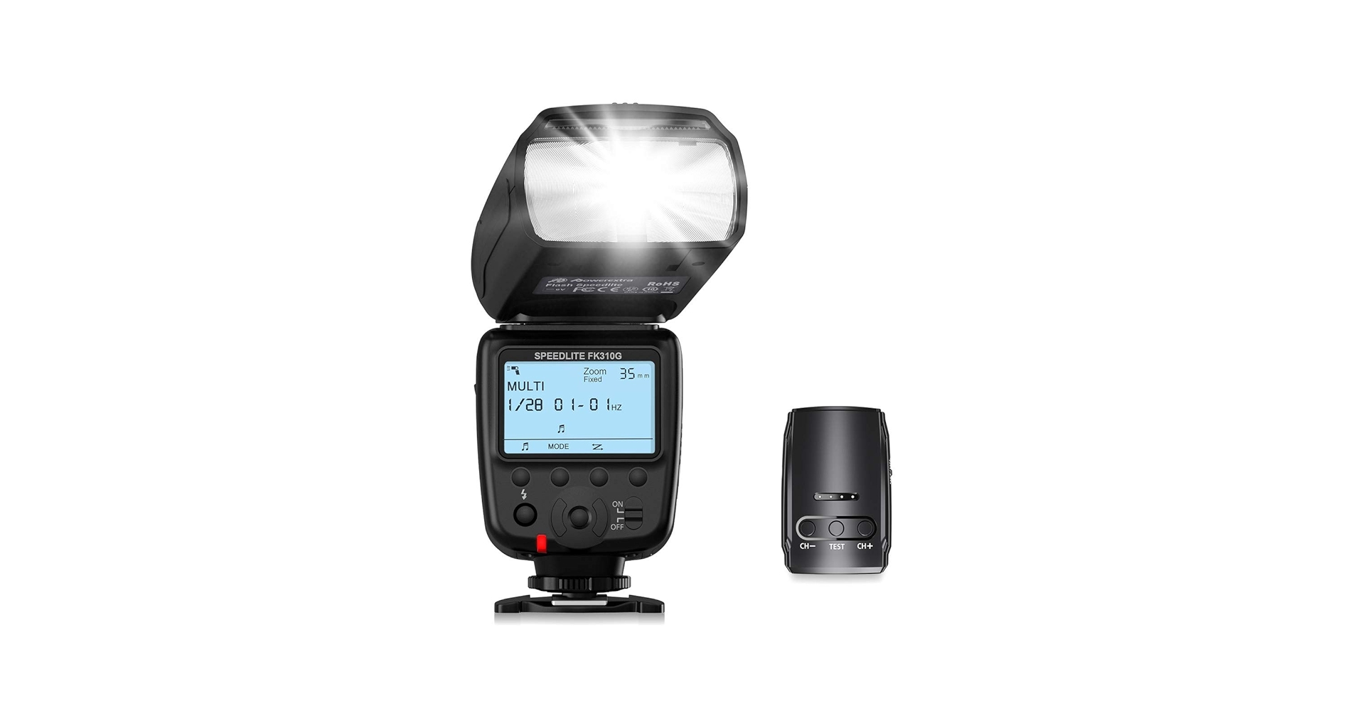 Amazon.com : Powerextra LCD Display Flash Speedlite, 2.4G