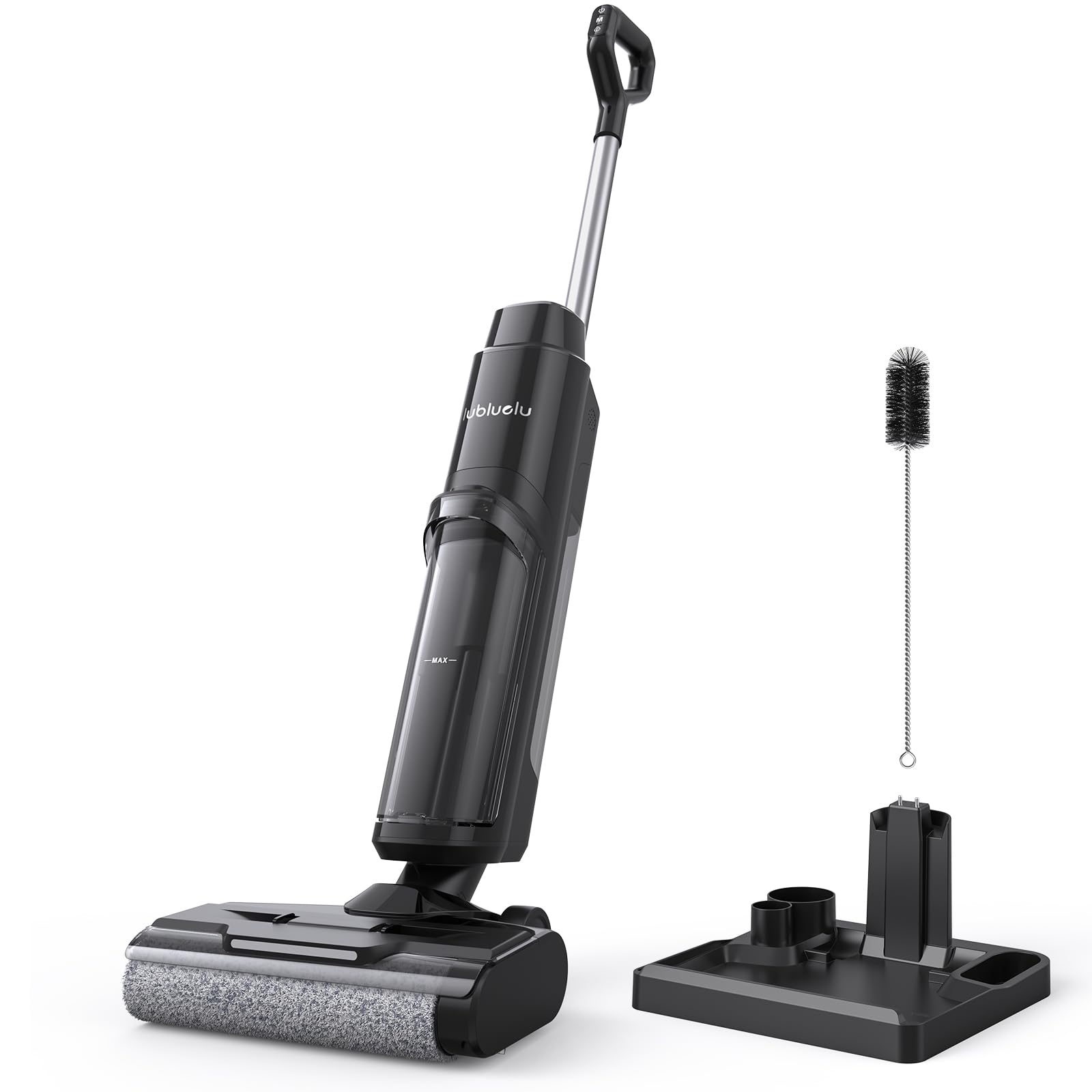 Lubluelu 3-in-1 Cordless Floor Washer, Super Suction, Wet & Dry Dual Use, One-Click Self-Cleaning, HEPA Filtration, Smart Voice Reminder, 6mm Edge Cleaning, Ideal for Home Cleaning,