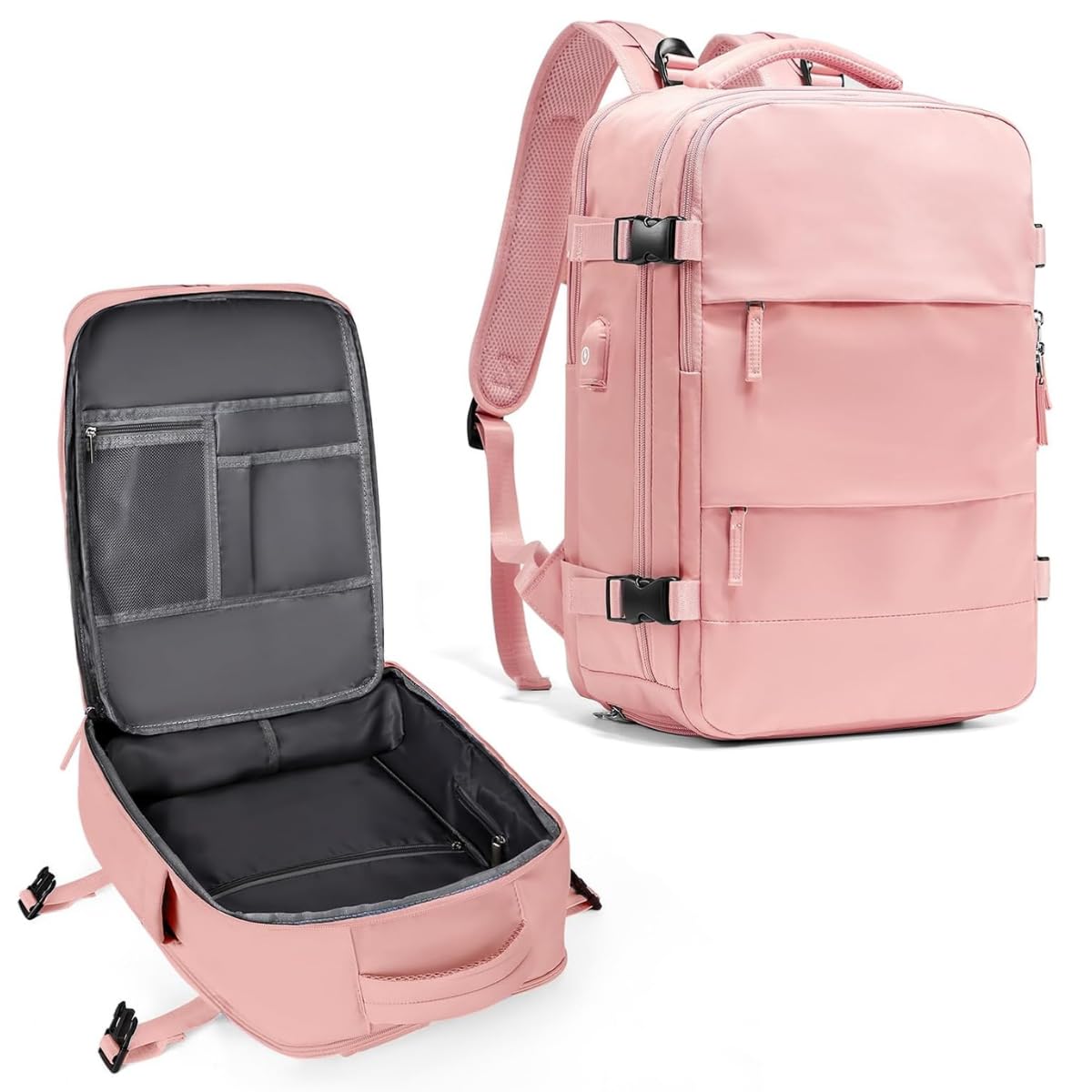Mochila De Viagem Avião Grande Multifuncional Unissex – Mochila De Mão Com Porta USB, Compartimento para Tênis, Notebook em promoção! Veja a oferta e mais achadinhos de Bolsas 2 Hoje é o melhor dia para comprar Mochila De Viagem Avião Grande Multifuncional Unissex – Mochila De Mão Com Porta USB, Compartimento para Tênis, Notebook com aquele preço maroto! Promoção! Aproveite a oferta! 2