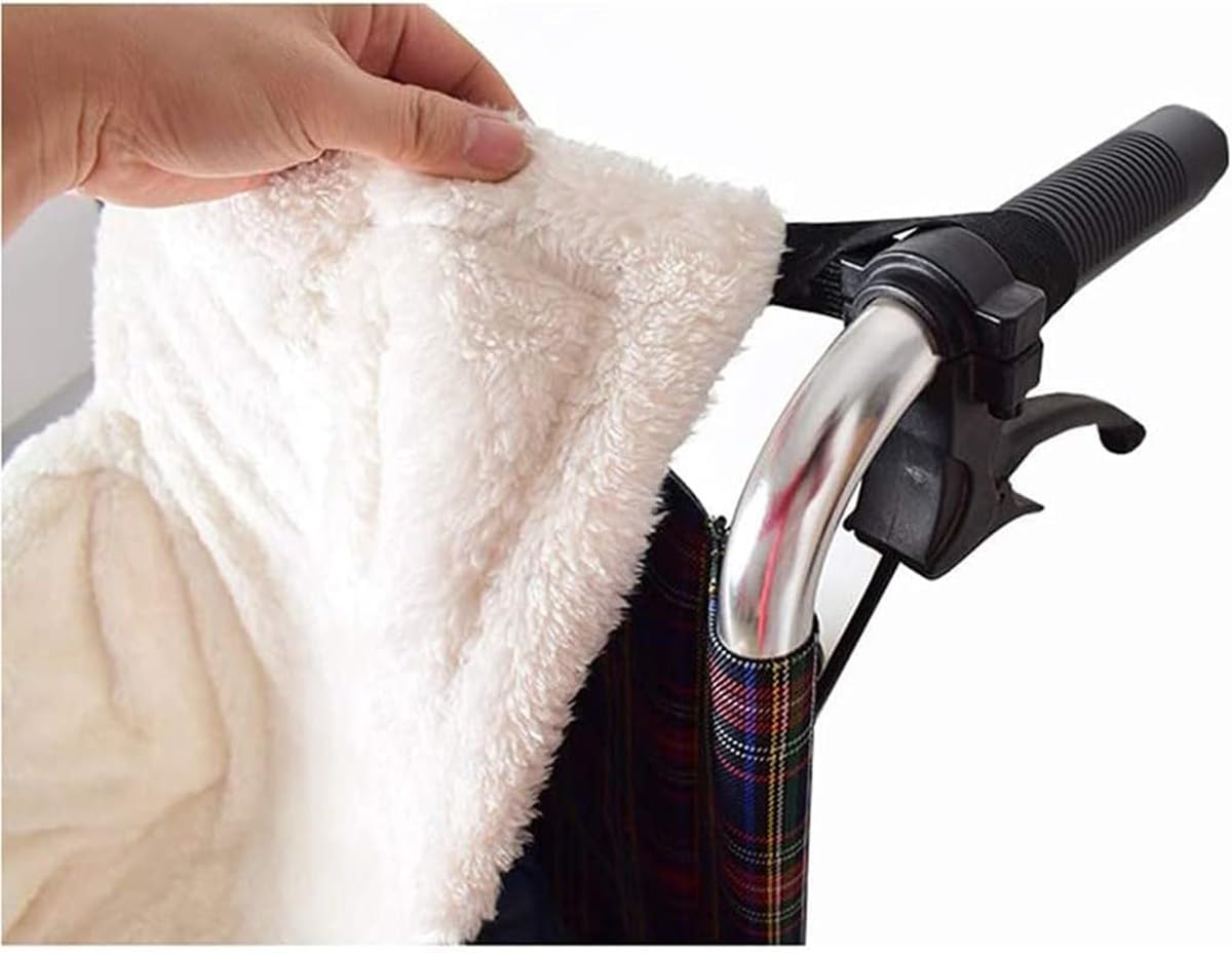 Manta con cremallera para silla de ruedas Manta con cremallera para piernas Manta con cremallera para regazo Funda para silla de ruedas para la parte inferior del cuerpo para personas mayores Fun