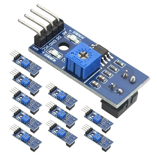 XINGYHENG Módulo de interruptor de sensor fotoeléctrico infrarrojo reflectante infrarrojo TCRT5000 3.3-5V Barrera de evitación de obstáculos Módulo