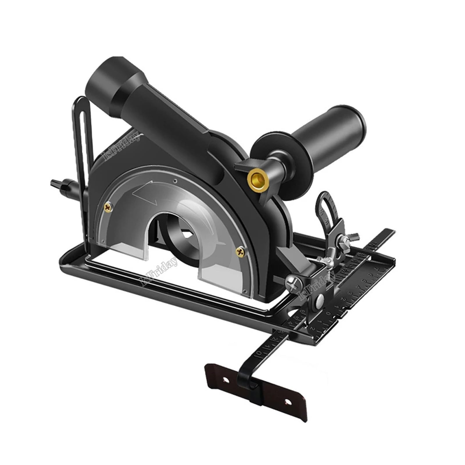 Capot de Protection pour meuleuses d'angle, Support universel for meuleuse d'angle, support de meuleuse d'angle, base de machine de découpe, protection de table de travail du bois pour béton, pierre e
