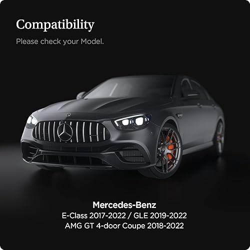 Miniatura 2 de Spigen GlasTR EZ FIT - Protector de pantalla de vidrio templado diseñado para Mercedes Benz Clase E (2023-2017), Mercedes Benz GLE (2023-2019),
