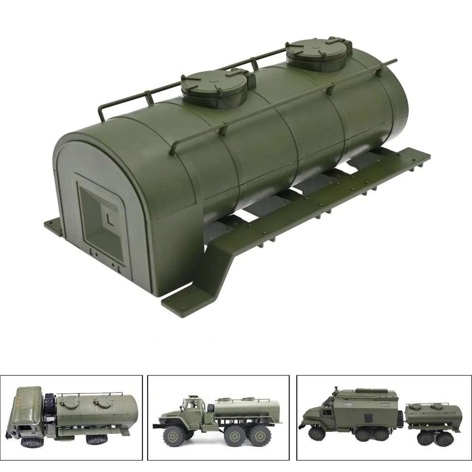 RC-Zubehör Für WPL B14 B24 B16 B36 1/16 Öltank Dekorieren Box Für Chassis RC Crawler Auto Militär-LKW Teile Ersatz Autozubehör(Oil Tank)
