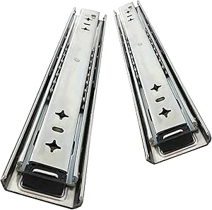 Amazon.co.jp: 300mm 1500mm Heavy Duty Sliding Rail 300mm 1500mm 3-Tier ...