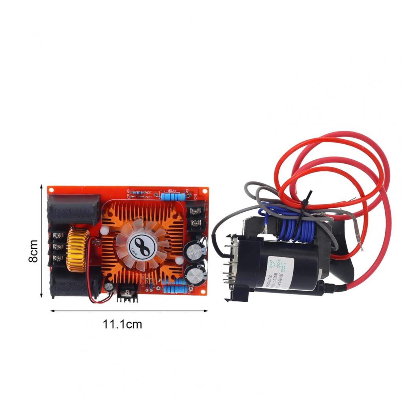Máquina de calefacción práctica, controlador de calentador DC 12-30V, módulo de placa de transmisión estable y rápida, disipación de calor rápida