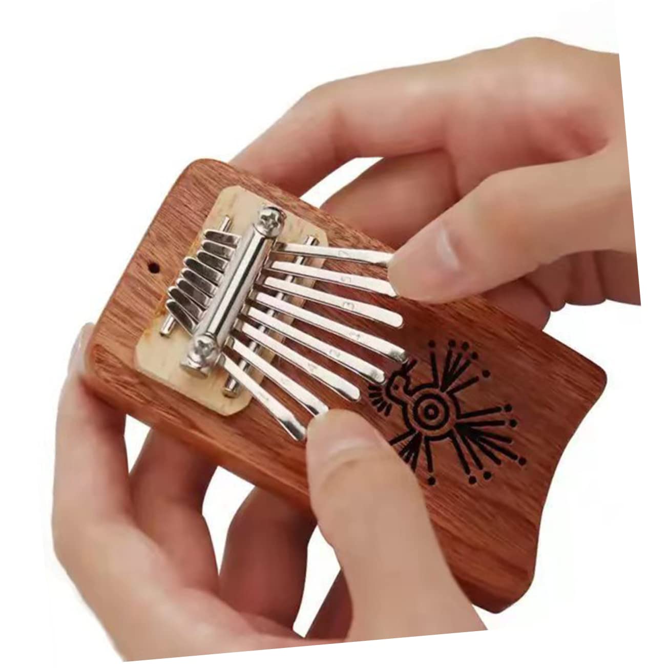 Alasum 5kawałki Kalimba Kciukowa Tonów Przenośny Instrument Muzyczny Dorosłych Idealny Do Domu Szkoły Przyjęcia i Łatwy Użytkowaniu Czysty Dźwięk