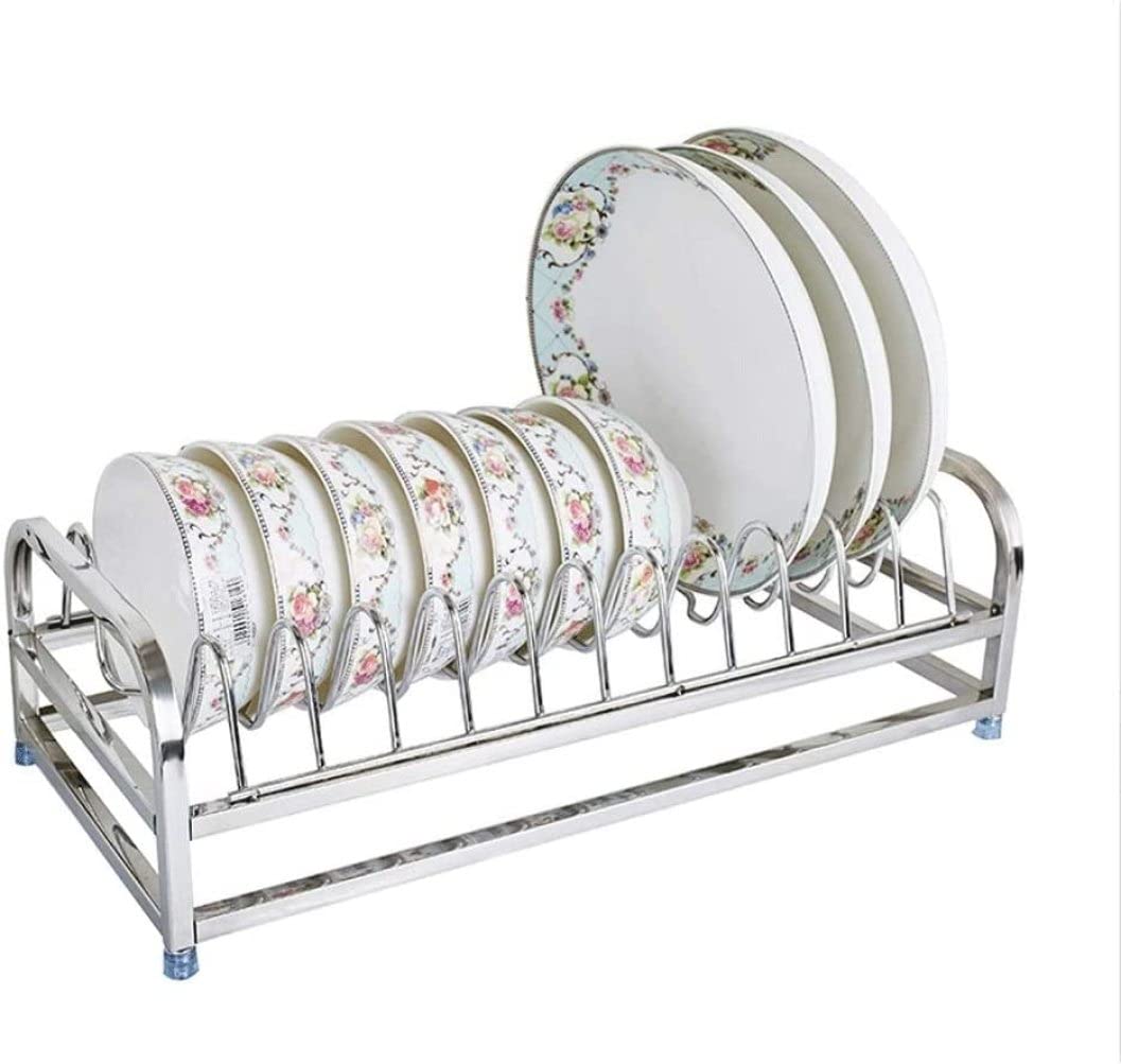 SaryEdge 304 Stainless Steel Kitchen Drain Rack, Detachable Dish Drainer Drying Rack, Draining Cutlery Plate Organizer,