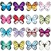 Lesezeichen Magnetisch 16 Stücke, Magnetische Lesezeichen Kinder Mädchen, Bookmark Lesezeichen Magnet Seiten Markierungen Verschiedene Buch Markierungen für Schüler Lesen, Lesezeichen Schmetterling