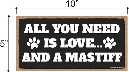 Miniatura 9 de Honey Dew Gifts, All You Need is Love and a Shih Tzu, divertida decoración de madera para el hogar para los amantes de los perros y las mascotas,