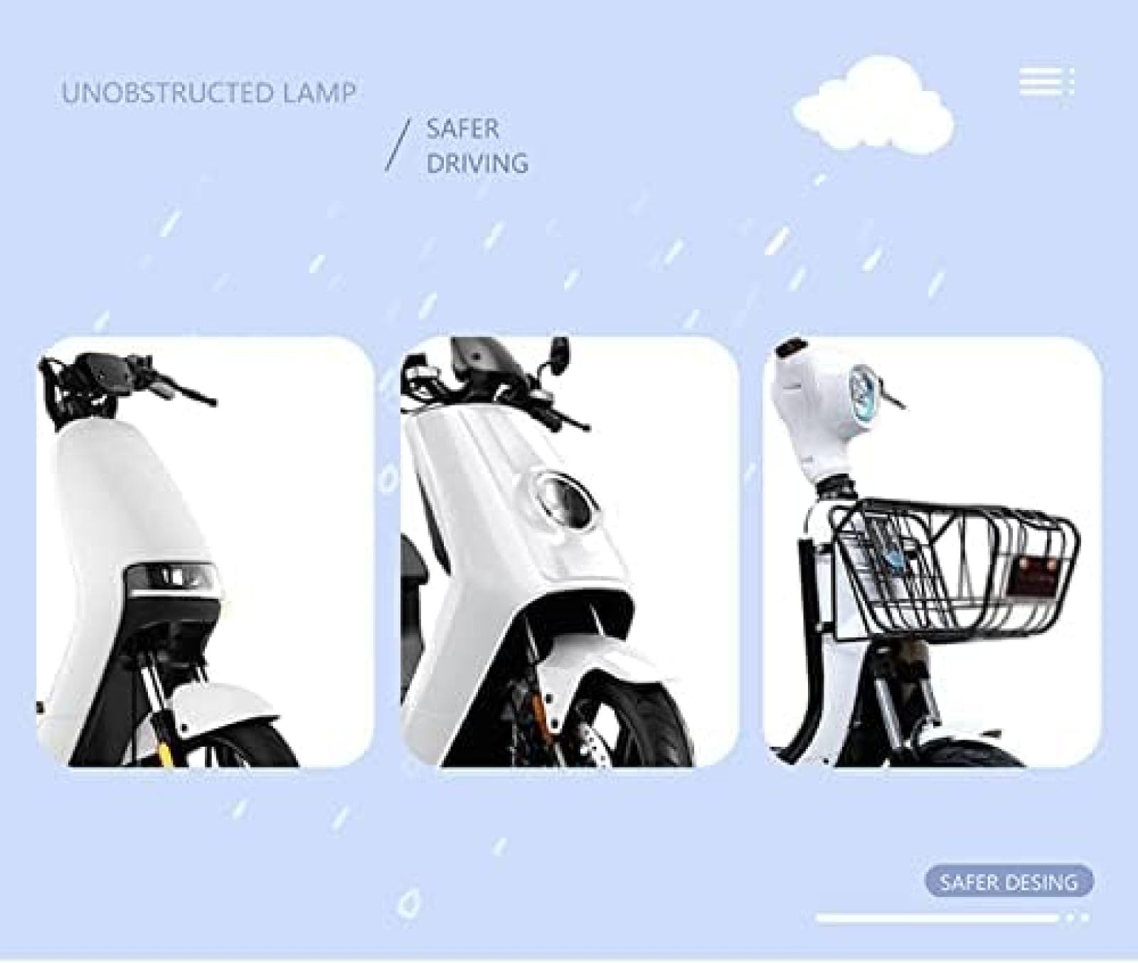 Chubasquero para Bicicleta Eléctrica, para Adultos, para Bicicleta Eléctrica, Scooter, Poncho, Motocicleta, Transparente, Largo, De Cuerpo Completo, Impermeable, Capa De Lluvia con Tiras Reflectan