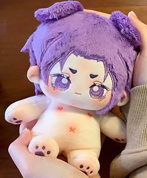 Amazon.co.jp: 《20cm》 な 可愛い着せ替えぬいぐるみ《紫髪紫目