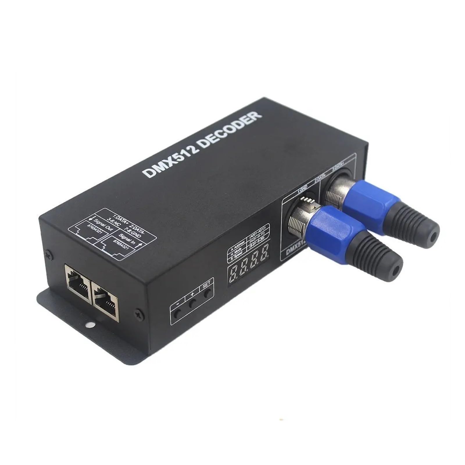 4-Channel 24A DMX512 decoder DIM CT RGBW RGB Light Strip Controller dimmer LED Driver DC 12V-24V