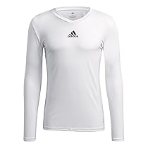 adidas Team Base Tee, Maglia Lunga Uomo, Bianca, L