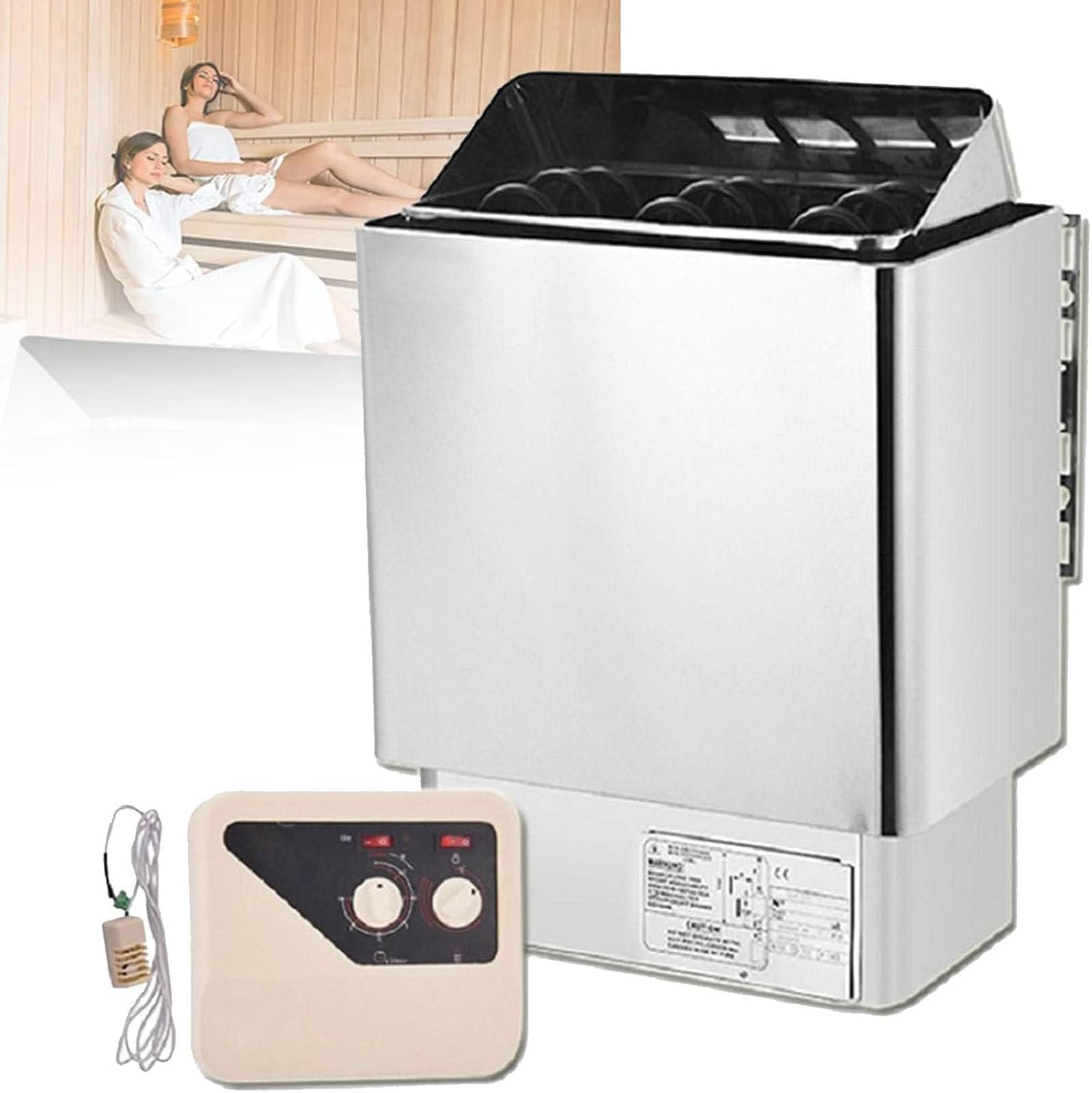 Poêle de Sauna en Acier Inoxydable