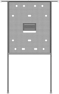 AC Infinity Gear Board, Grow Tent Equipment Board with Cable Management | Steel Wall Organizer Mounts Clip Fans, Controllers, LED Drivers, and Ballasts in 5x5 Grow Tents or Smaller