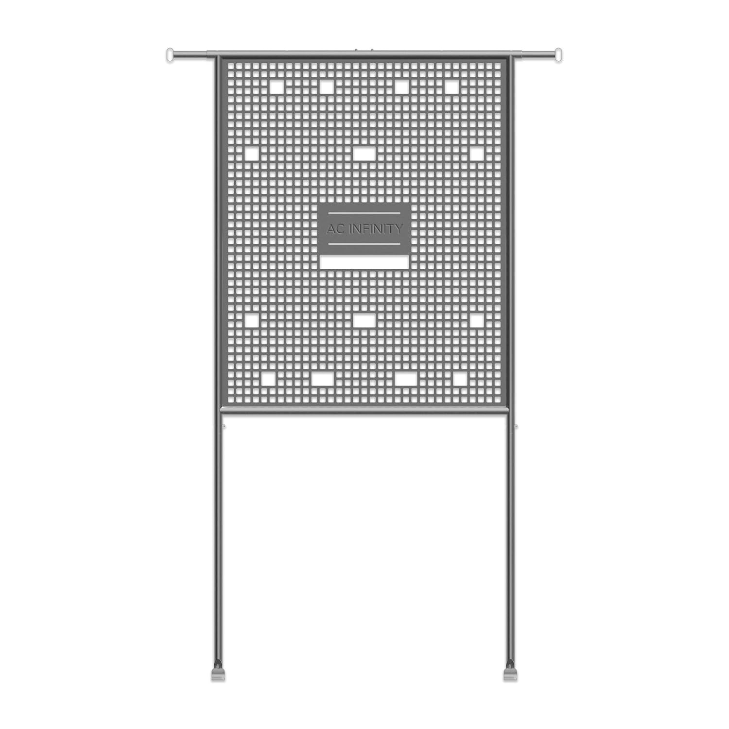 AC Infinity Gear Board Grow Tent Equipment Board with Cable Management Slots Steel Wall Organizer Mounts Clip Fans