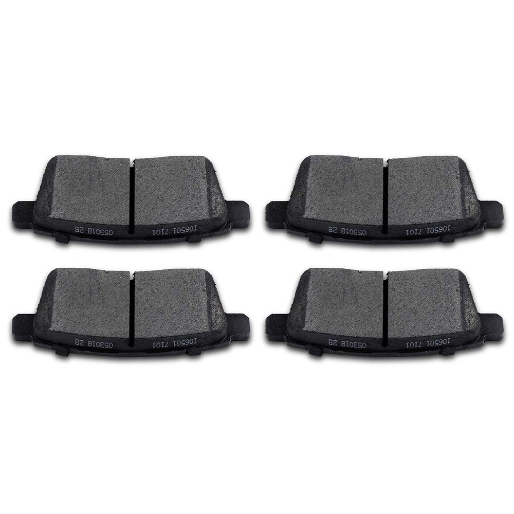 cciyu D1259 Ceramic Rear Brake Pad Set Fit For 2007-2010 For Ford Edge,2007-2010 For Lincoln MKX,2007-2012 For Mazda CX-7,2007-2015 For Mazda CX-9