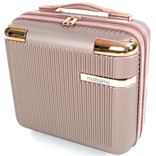 KIT MALA DE BORDO + FRASQUEIRA - LINHA GENEBRA Cor:Rose Gold