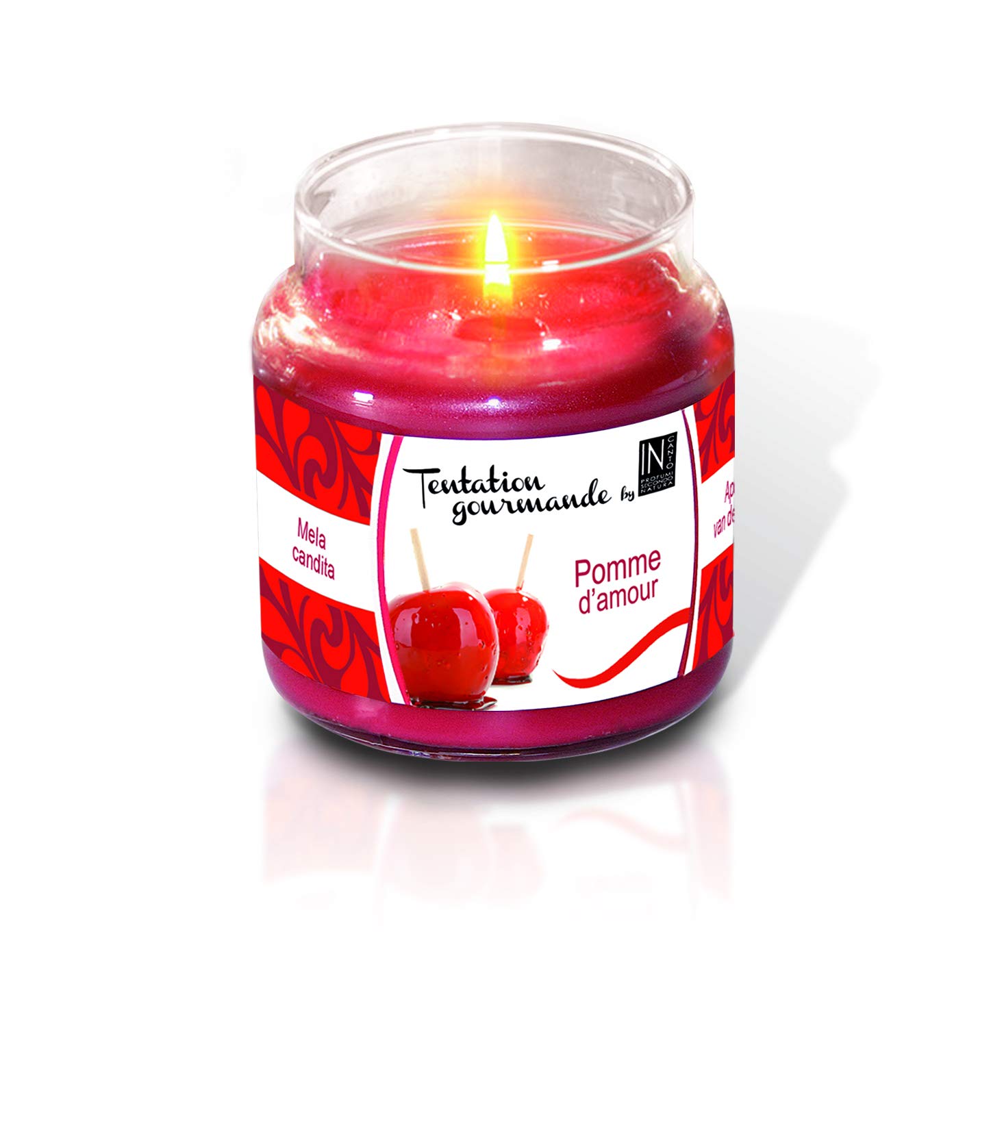 In Canto | Lot de 3 bougies - Tentation Gourmande - Bougie Pomme d'Amour