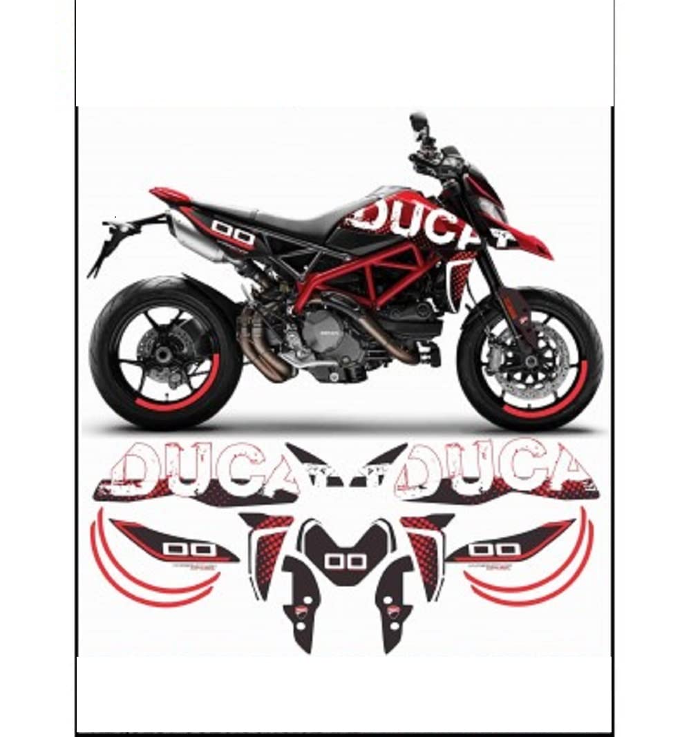 STICKERS KIT ADESIVI COMPATIBILE CON HYPERMOTARD 950 CONCEPT 00