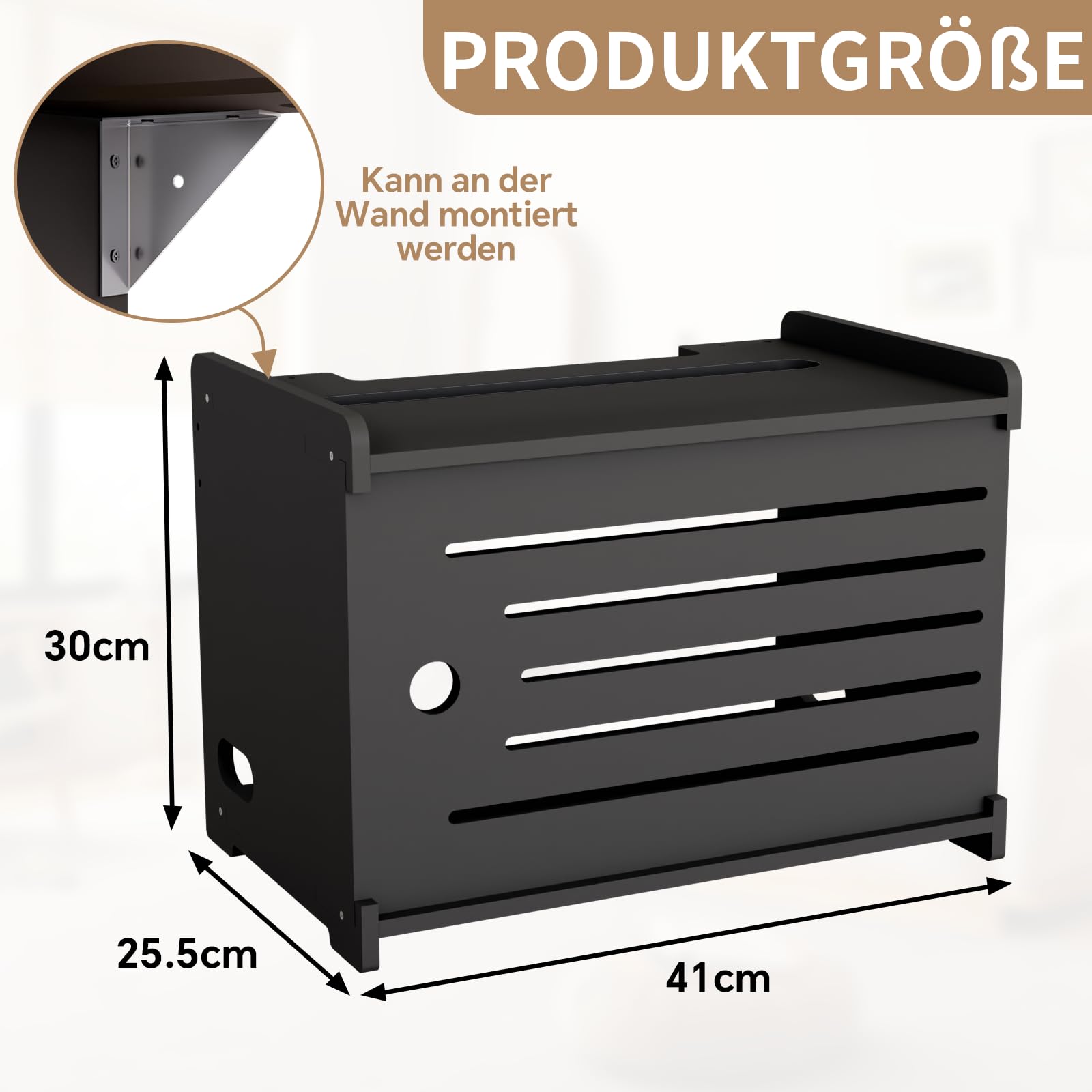 Router Verstecken, Router-Aufbewahrungsbox, Router-Versteck, Routerkasten, Wandboxen, WLAN-Regal, WLAN-Schrank, Router verstecken, WLAN-Box, Router Verstecken, Einfache Installation