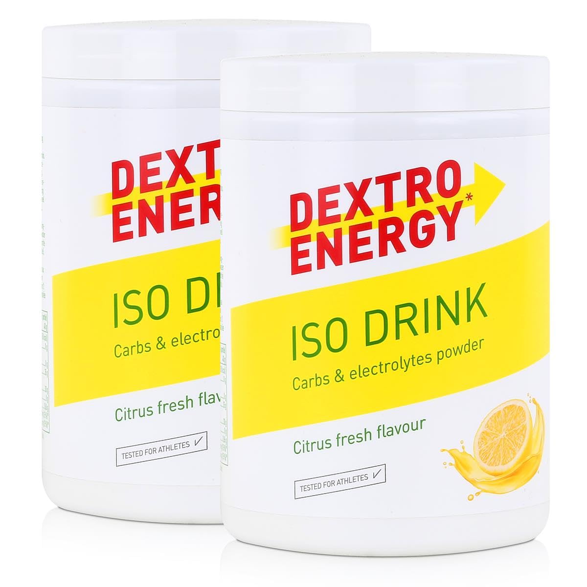 Dextro Energy Isotonisches Getränkepulver – Iso Citrus Fresh 440 g (2er Pack)