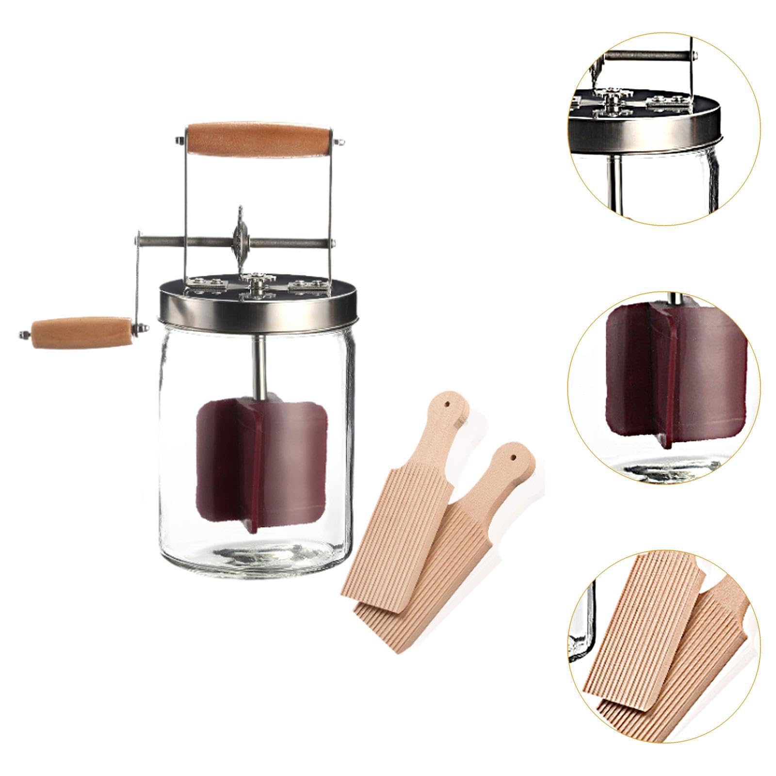 Amazon.co.jp: JWQFBC 手動バター製造器、自家製バター作成ツール