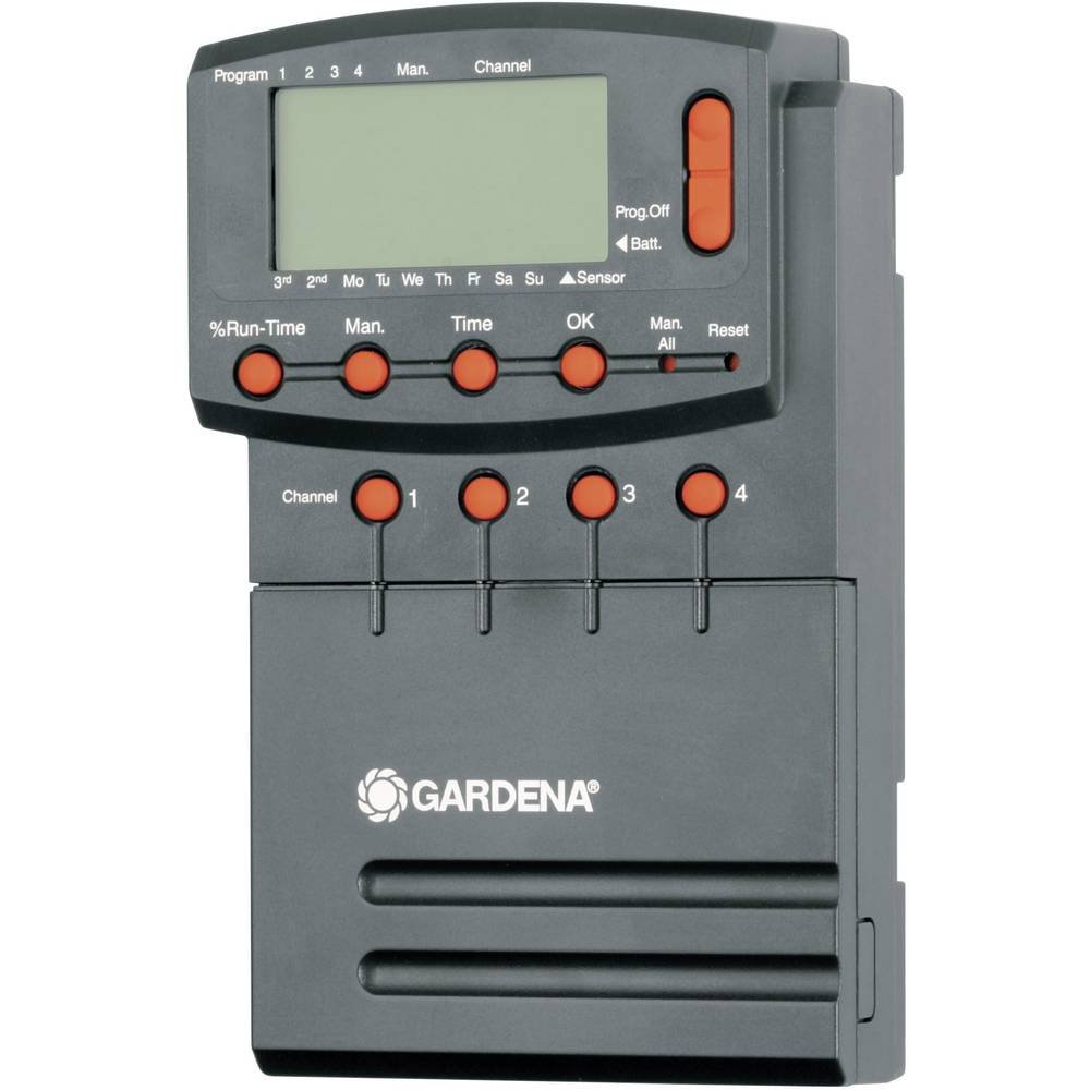 Gardena Comfort Bewässerungssteuerung 4040 modular: Individuell anpassbarer Bewässerungscomputer zur Steuerung von bis zu 4 Ventilen, 12 V (1276-20)