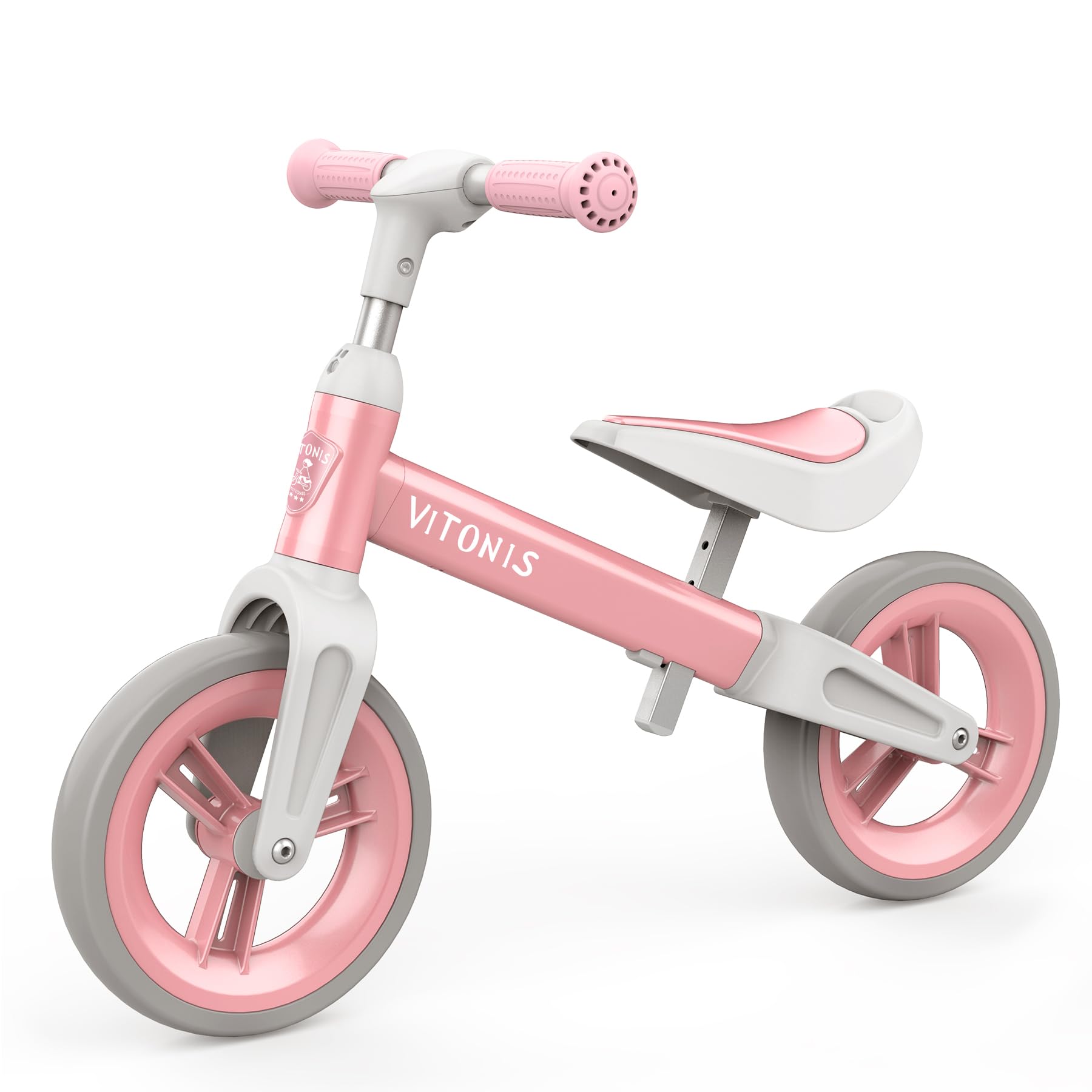 VITONIS Bicicletta Bambini Senza Pedali per 1,5-4 Anni Fino a 25 Kg, volante e sellino Regolabili in Altezza， Monopattino ultraleggero per bambini, adatto sia ai maschietti che alle femminucce