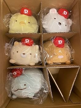 すみっコぐらし - ピザーラ すみっコぐらし もーちもち ぬいぐるみ 5体セット 200名限定 すみっコぐらし - ピザーラ すみっコぐらし もーちもち