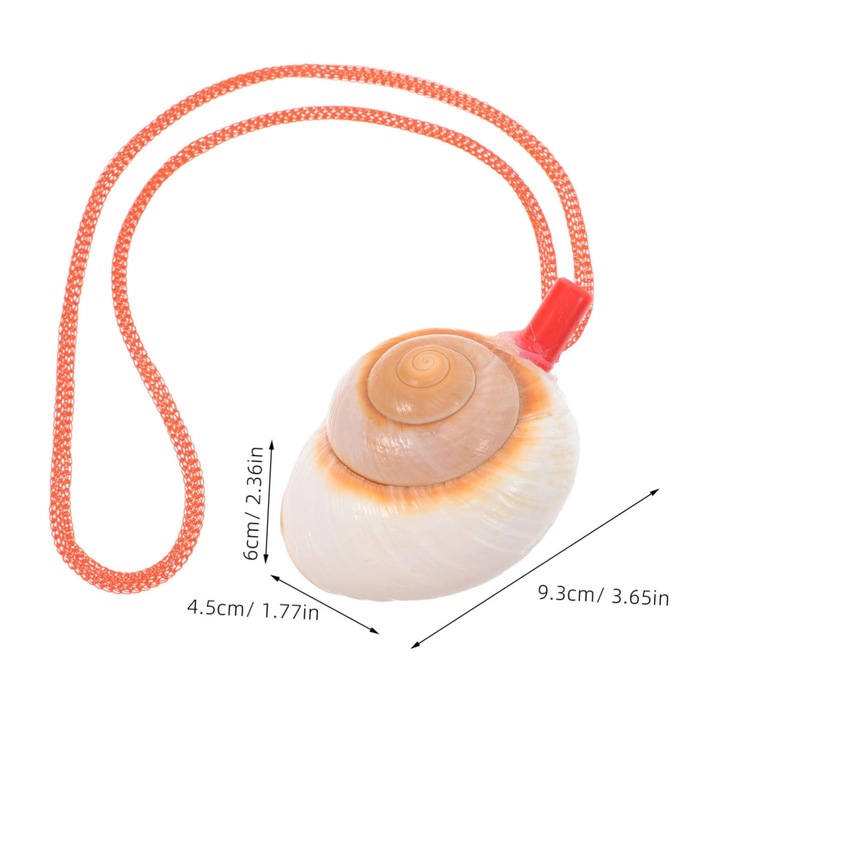 BESPORTBLE Unique Large Conch Shell Horn Natural Material Whistle Toy Seashell Beach Theme Decor Ideal for Kids and Music Lovers