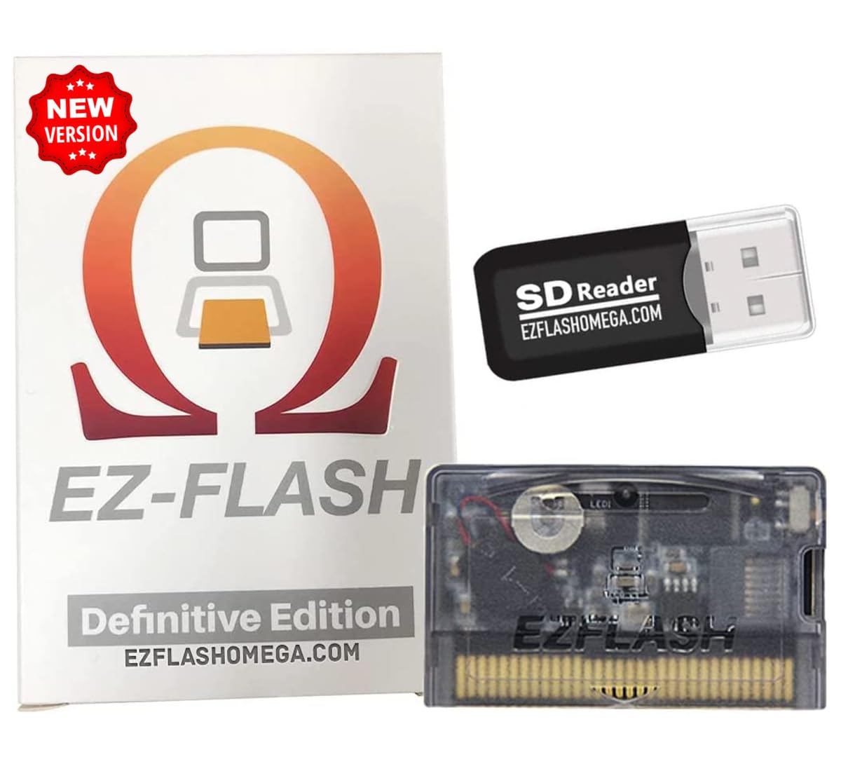 Amazon | EZ Flash オメガ 決定版 EZFlash ゲームカード EZ-Flash GBA