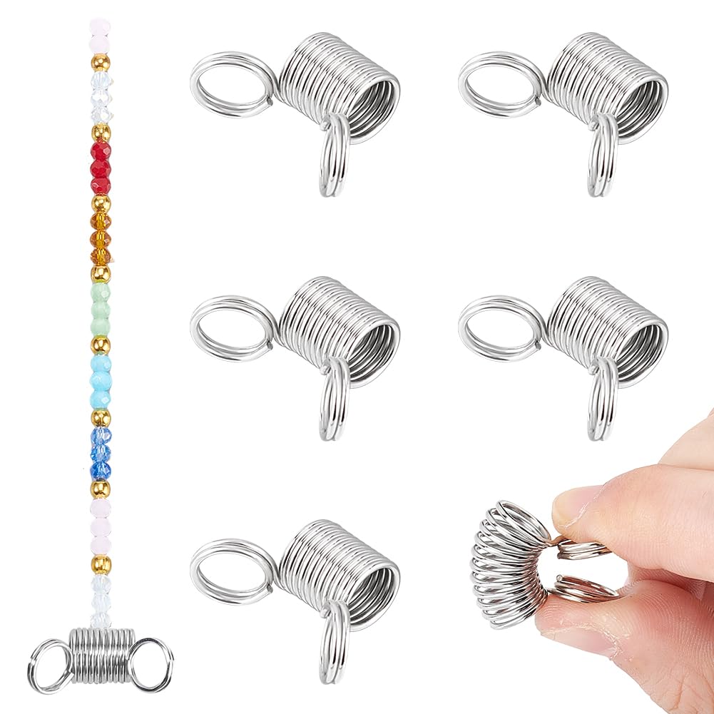 SUNNYCLUE 1 Scatola 300 Pezzi Braccialetti di Perline in Pietra